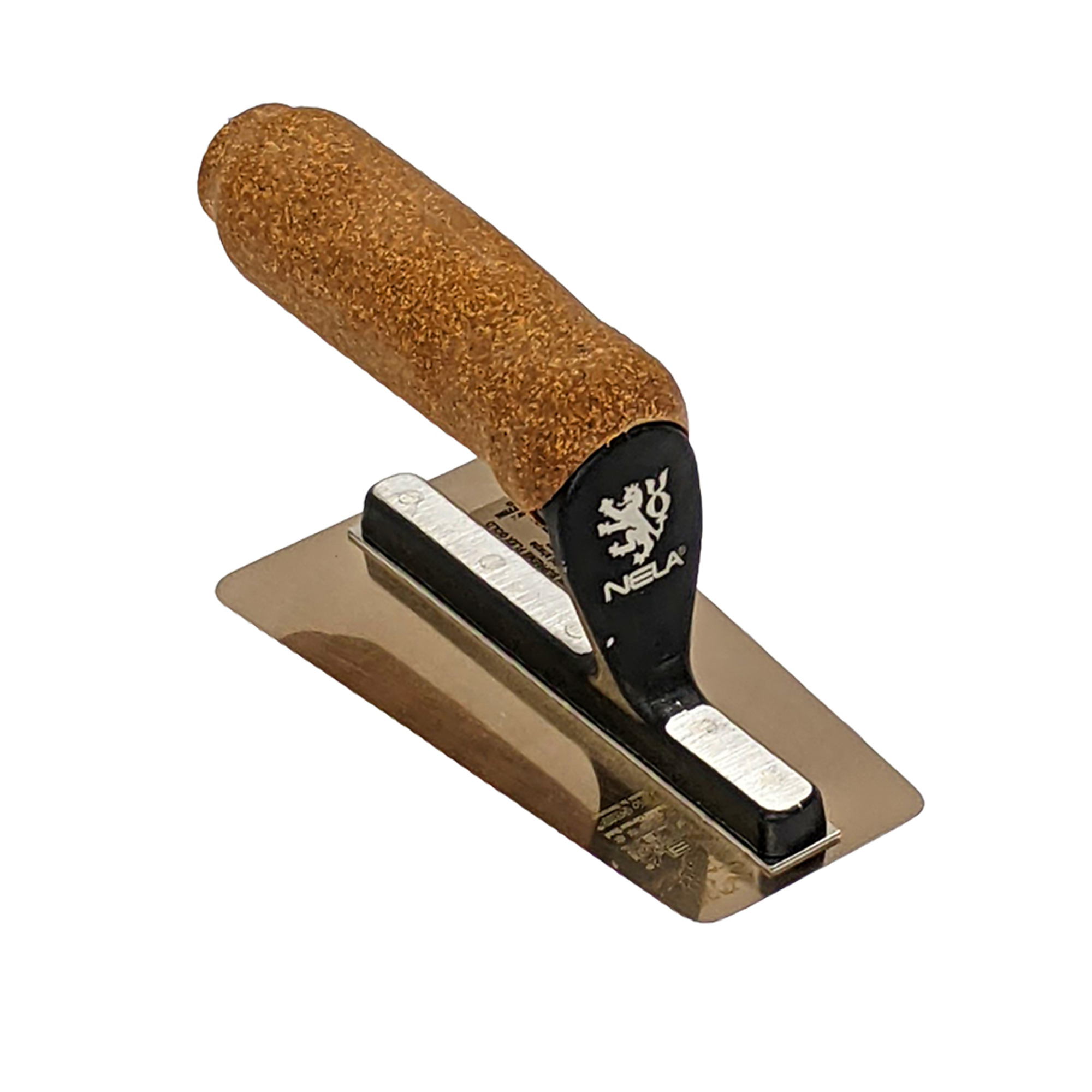 NelaFlex II Supreme Flex Trapezoid Venetian Trowel — 5.5in. x 3in. x 2 1/4in., Cork Handle, Model# NELVT5
